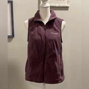 Columbia Purple Fleece Vest
